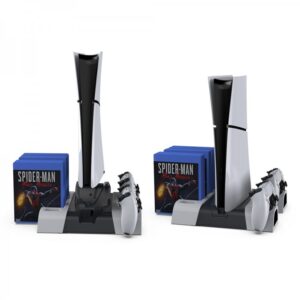 Dobe MultiFunctional Charging Dock for PS5 - Black