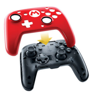 Faceoff Wired Pro Controller For Nintendo Switch- Mario