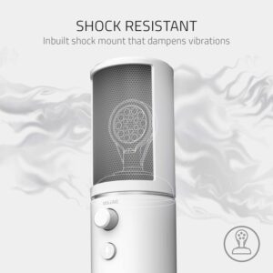 Razer Seiren X USB Microphone - Mercury White