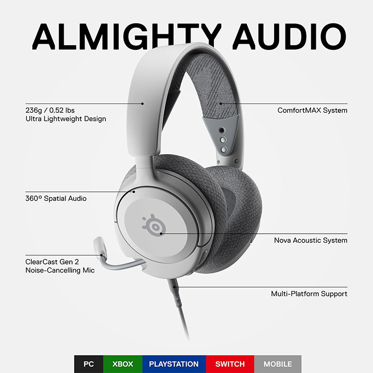 خرید هدست SteelSeries Arctis Nova 1 - سفید