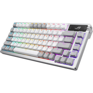 Asus ROG Azoth Wireless Mechanical Gaming Keyboard - ROG NX Snow Switch - White