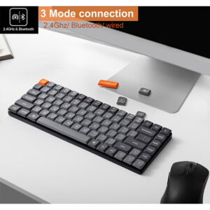 Keychron K3 Max RGB QMK/VIA Wireless Custom Mechanical Keyboard - Low Profile Gateron Red Switch