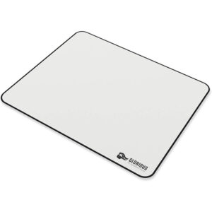 Glorious Stitched Cloth Mouse Pad - Large - White