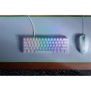 Razer Huntsman Mini Optical keyboard - Purple Switch - Mercury White Edition
