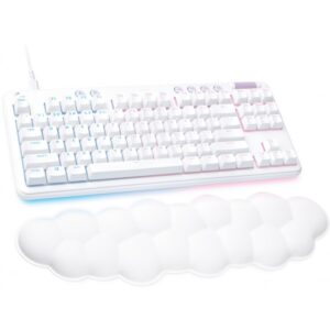 Logitech G713 Mechanical Gaming Keyboard - GX Red Linear Switch - White Mist